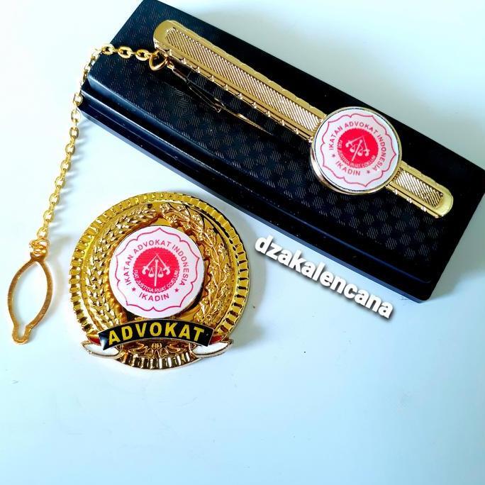 1 SET PIN ADVOKAT IKADIN DAN JEPITAN DASI ADVOKAT IKADIN Termurah