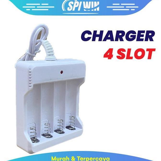 Charger Baterai AA Tamiya AAA 3 Slot Cas Batre Casan Batrei A2 A3