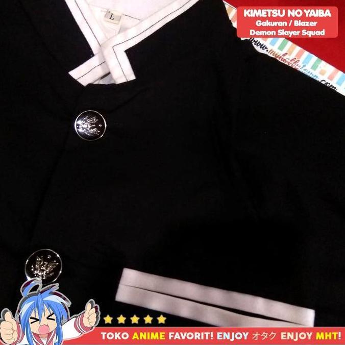 Blazer Anime Gakuran Kimetsu no Yaiba Tanjiro Demon Slayer Kisatsutai Original