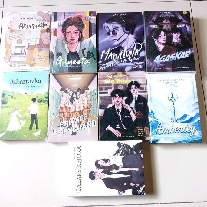 Termurah / Hot Sale Novel Best Seller (Aksaranita, Ganeeta, Marveluna Lets Fly Together,Agaskar,Atha