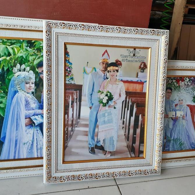 Cetak foto +Bingkai 17R 30x40