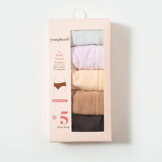 Young Hearts Panty Pack Spring Neutrals Midi Y20-B01043MIX