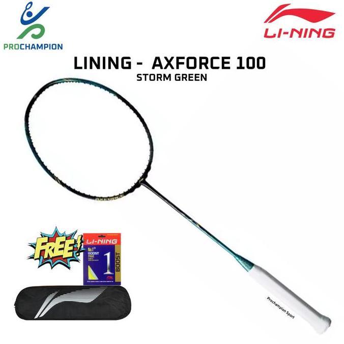 Raket Badminton LINING Axforce 100 Storm Green