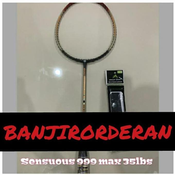 RAKET BADMINTON APACS SENSUOUS 999 GRIP 4U G2 KUAT 35LBS