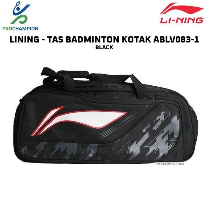 Tas Badminton Kotak LINING ABLV083-1 Black