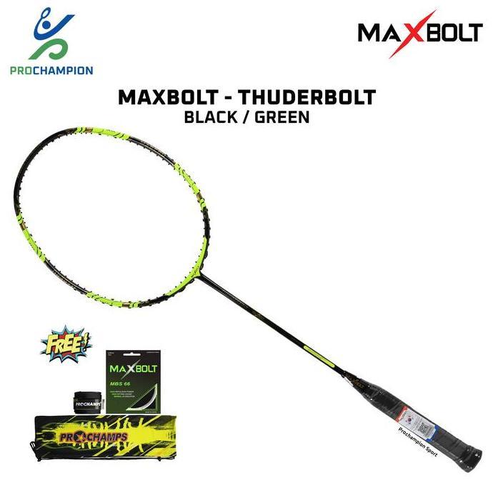 MAXBOLT Thunderbolt Raket Badminton