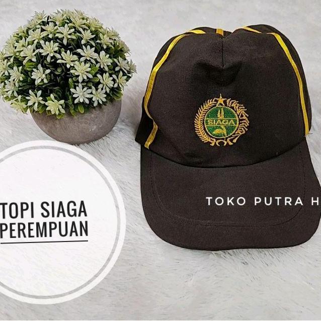 TOPI PRAMUKA SIAGA SD/TK LAKI-LAKI &PEREMPUAN | Topi pramuka siaga list kuning Topi Sekolah murah