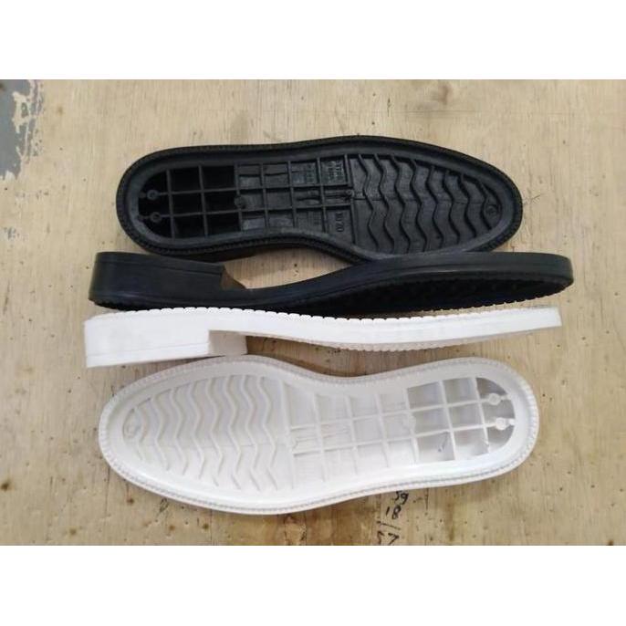 Sol Sepatu Pantofel PDH Putih TNI AL POLRI Perawat Kingstone 38 sd 46