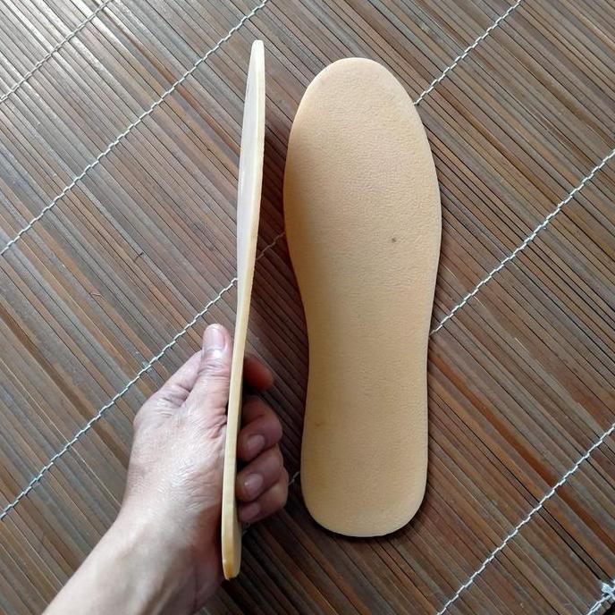 sol sepatu flat pria motif pasir anti slip bahan karet mentah
