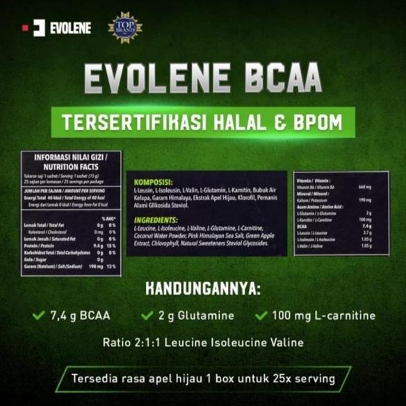 EVOLENE BCAA 25 SACHET RECOVERY