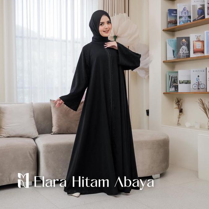 Limited, Elara Abaya Manik Hitam Simpel Remaja Terbaru Model Terkini