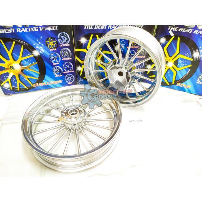 Velg Racing Tapak Lebar POWER ADV 150 ADV150 P18 Chrome 100% Original