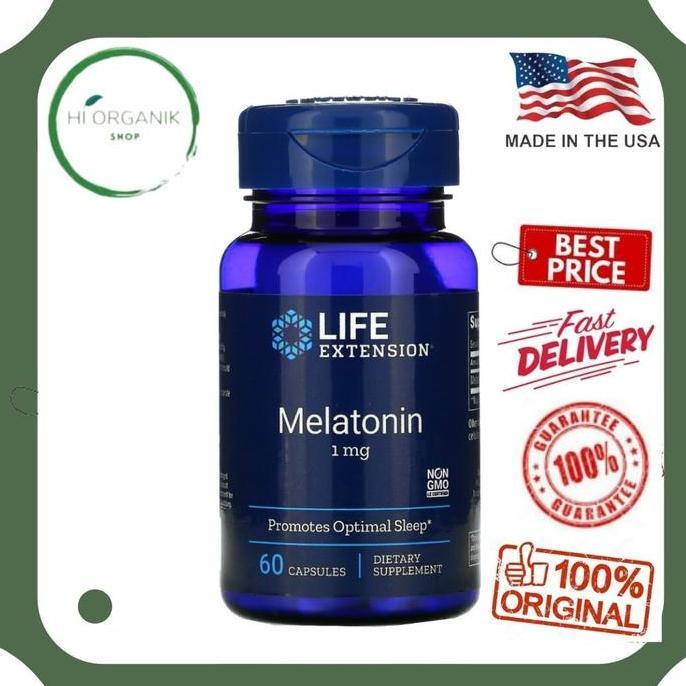 Life Extension Melatonin 1 mg 60 Capsules