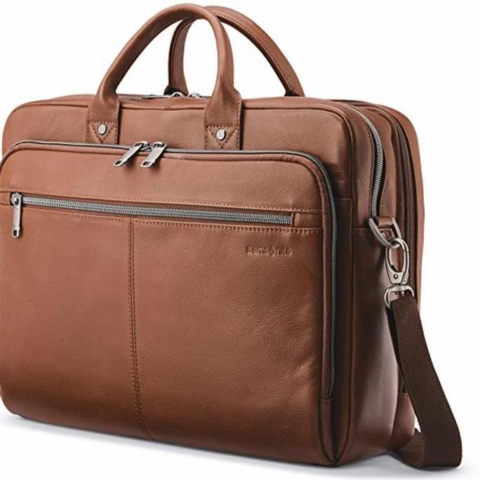 Samsonite Leather Toploader Briefcase