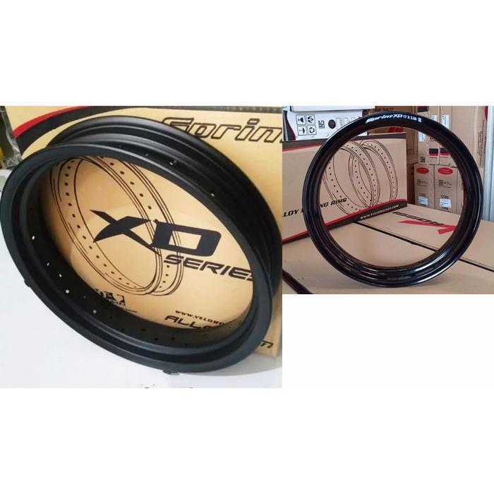 Velg Rossi Rossy XD 250 300 350 Ring 17 36H 28H Black Original Not tdr