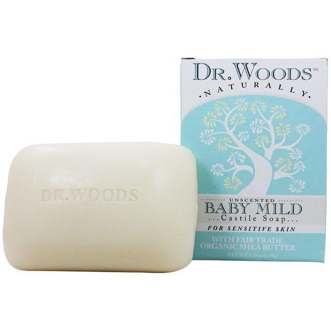 Dr Woods Baby Mild Castile Bar Soap For Sensitive Skin
