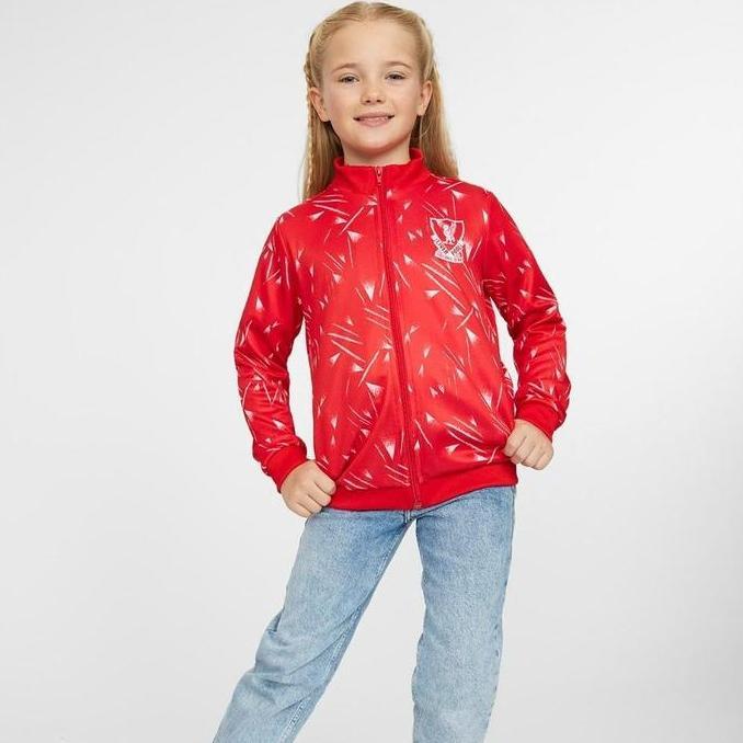 Liverpool FC Lfc Retro Junior 1989 Home Jacket - Official LFC Jaket Anak