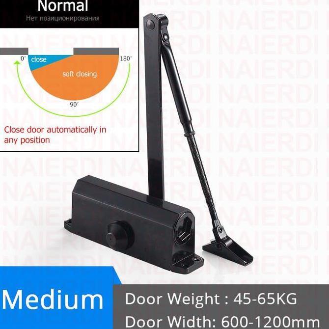 DHIRTYM Door closer penutup pintu otomatis produk asli dari door closer tahanan pintu kunci pintu/Pe