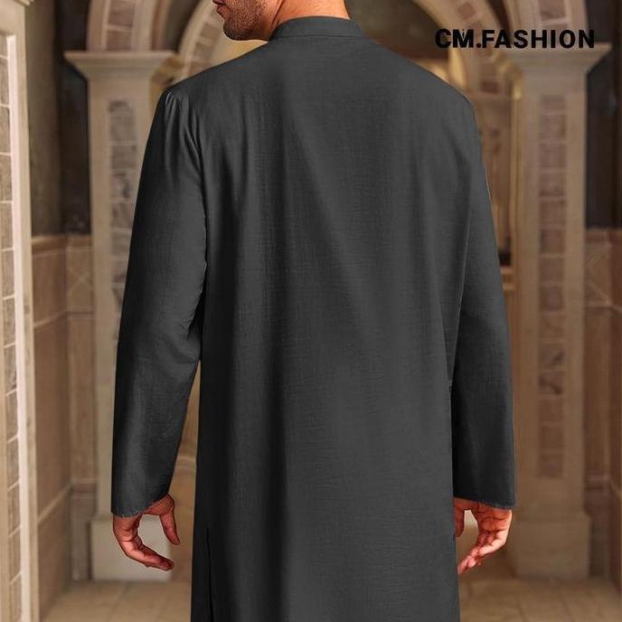 Terbaru Laris, Bisnis Jubah Hitam Cod Baju Koko Pria Jubah Panjang Cmfashion Jubah Pria Muslim Kanci