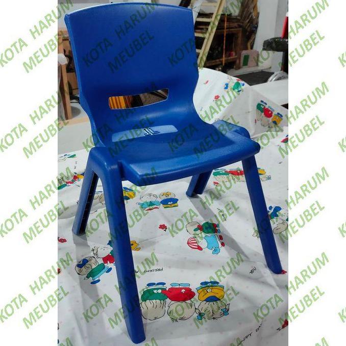 kursi bangku anak plastik tk olymplast ok 305 biru jojodog bandung