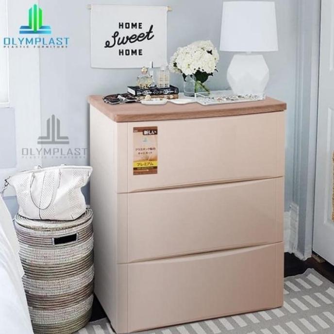 LEMARI PLASTIK OLYMPLAST 3 SUSUN / OLYMPLAST DRAWER CABINET 03 M
