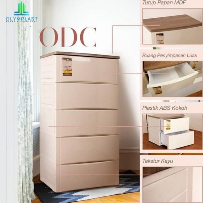 LEMARI PLASTIK OLYMPLAST 5 SUSUN / OLYMPLAST DRAWER CABINET 05 M