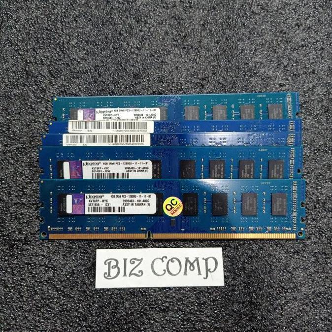 KINGSTON 4GB 2RX8 PC3 12800U MEMORY RAM PC DDR3 4GB 1600Mhz