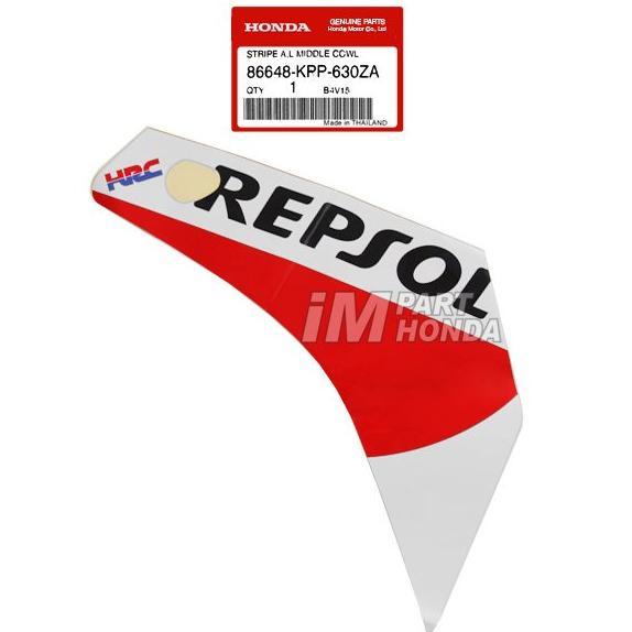 86648-Kpp-630Za Stiker Sayap Kiri Cbr 150 R Cbu Thailand Repsol Orange