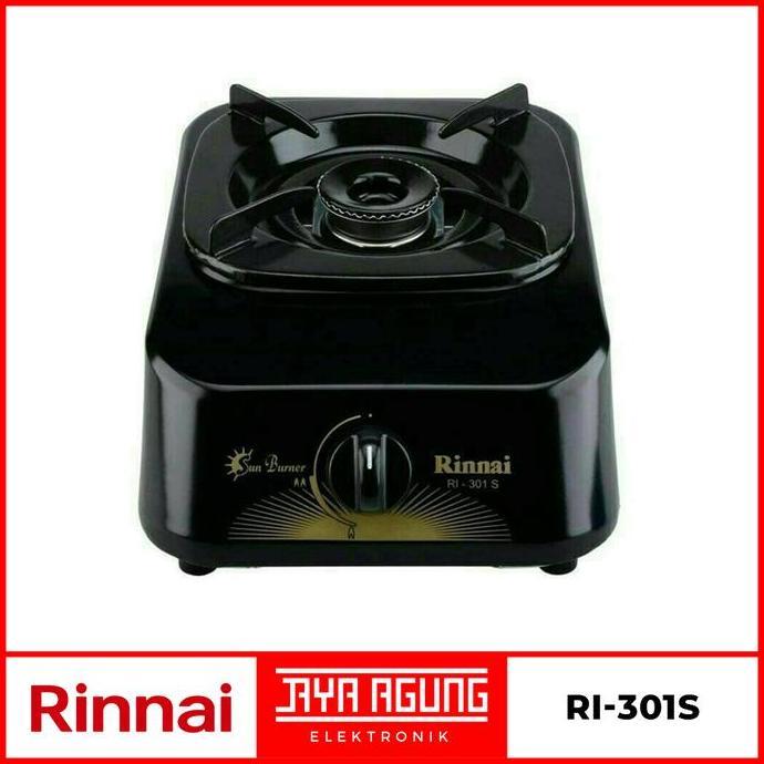 Kompor Gas 1 Tungku RINNAI RI-301S / RI 301 S / RI301S / Sun Burner
