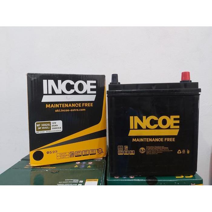 Aki Mobil Incoe Ns40Zl Aki Kering Jazz, Mobilio, Agya, Ayla, Sigra Original Dan Terpercaya