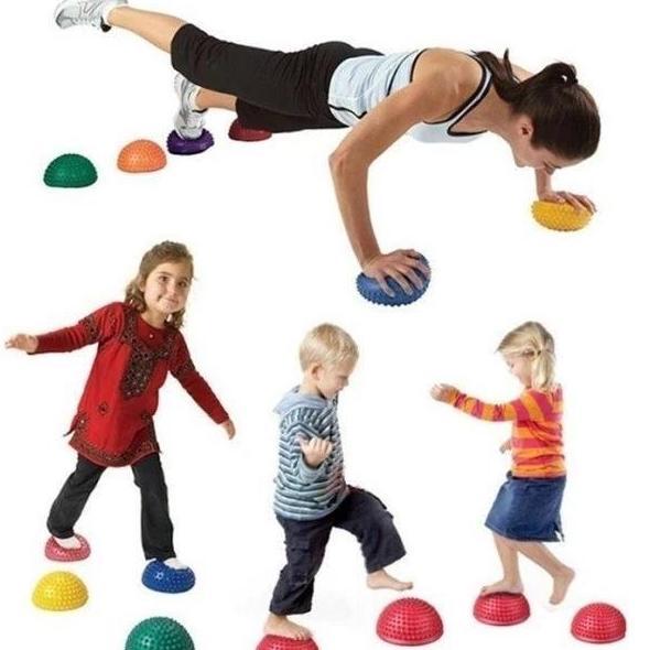 Otwsehat- Balance Yoga Ball Half Inflatable