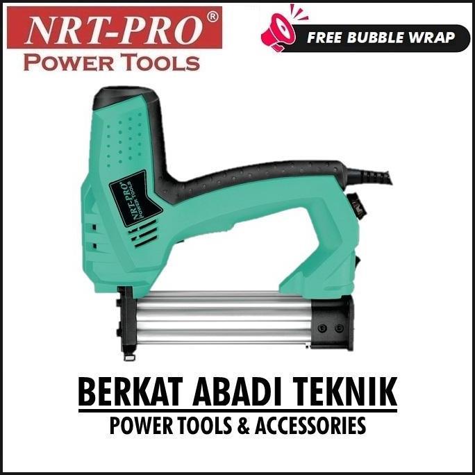 NRT-PRO F304E Mesin Staples Paku Tembak Electric Tacker Gun F-304 E
