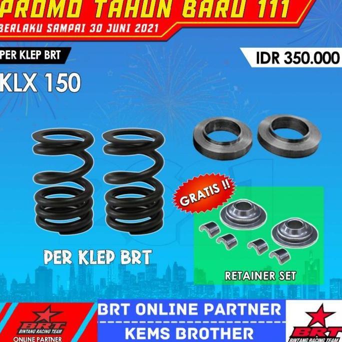 PER KLEP BRT KLX PLUS RETAINER KLEP DAN GANJELAN Motor