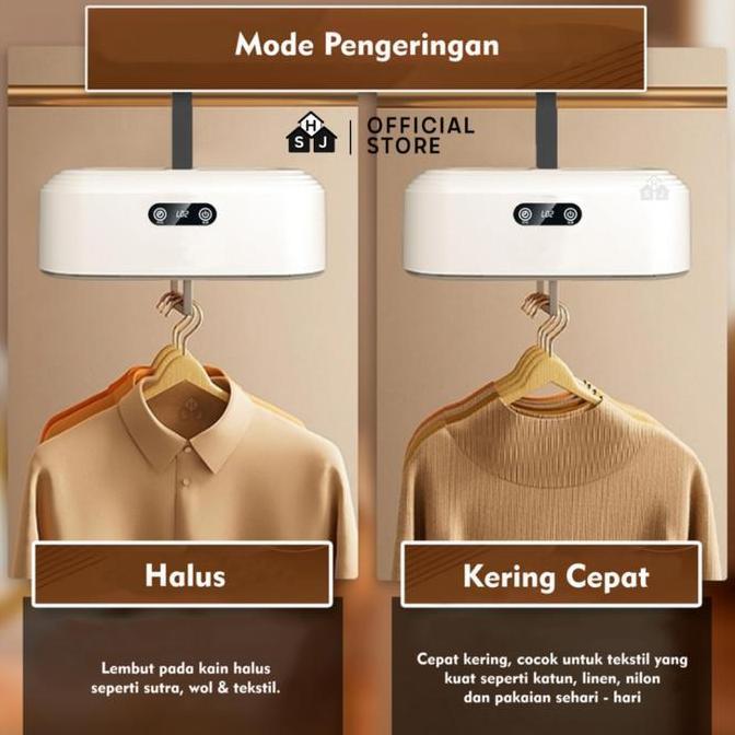 Mesin Pengering Pakaian Portabel Pemanas Pengering Pakaian Lipat Listrik Pengering Otomatis KUN