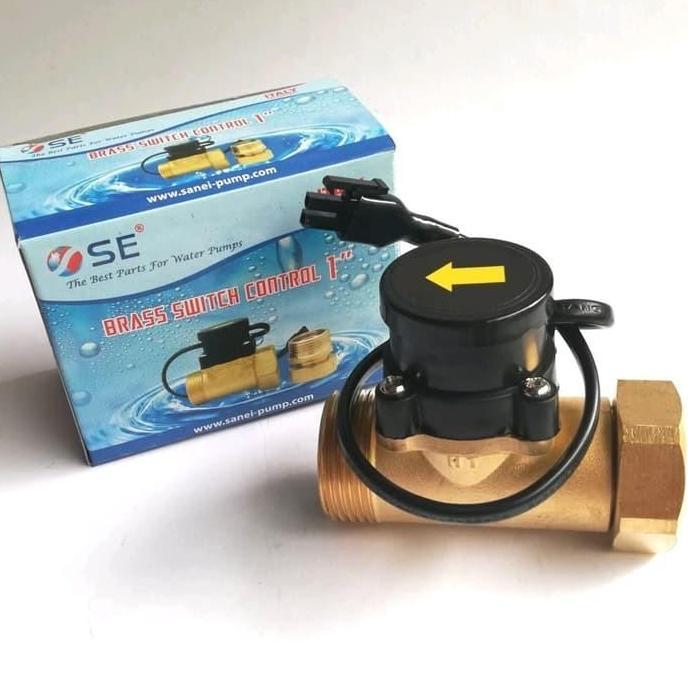 Otomatis Pompa Booster Flow Switch 1 Inch San-Ei (Ukuran 1 X 1) Asli