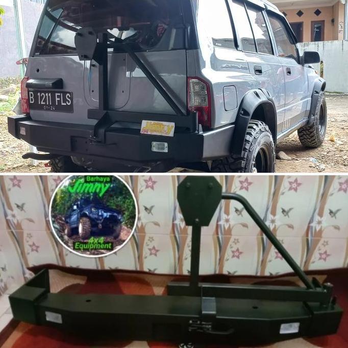Bemper Belakang Vitara Escudo Sidekick Model Arb Dudukan Ban Serep