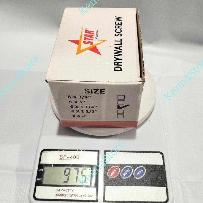 Ready Skrup Gypsum 6 x 1.1/4 , Screw Gypsum , Drywall Screw 1 Box