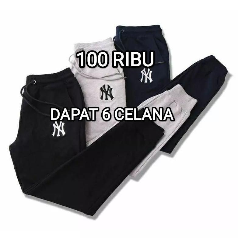 NEW celana joger promo100 dapat 6 celana trening trining training