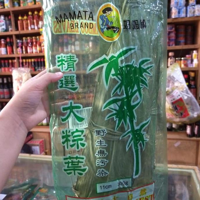 Naturalbig- Daun Bambu Kering/ Daun Bacang/ Daun Bakcang Uk.11Cm 300 Gr