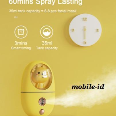 HOT SALE MINI NANO SPRAY PORTABLE BONEKA GEPENG 35ML NANO MIST PREMIUM NANO CUTE NANO LUCU [ANTI BOC