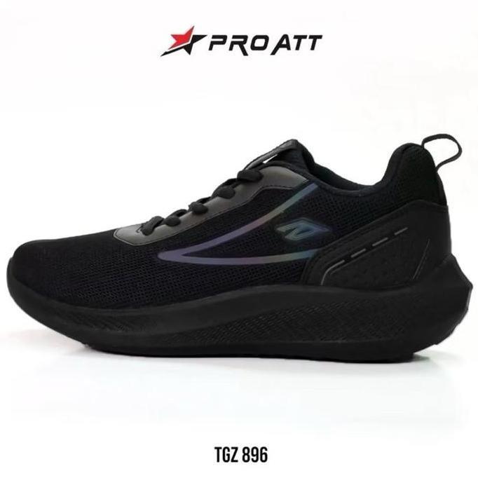 Termurah / Hot Sale Proatt Sepatu Proatt Tgz896 Tali Hitam Polos Sepatu Anak Sekolah Sd Smp Sma Casu