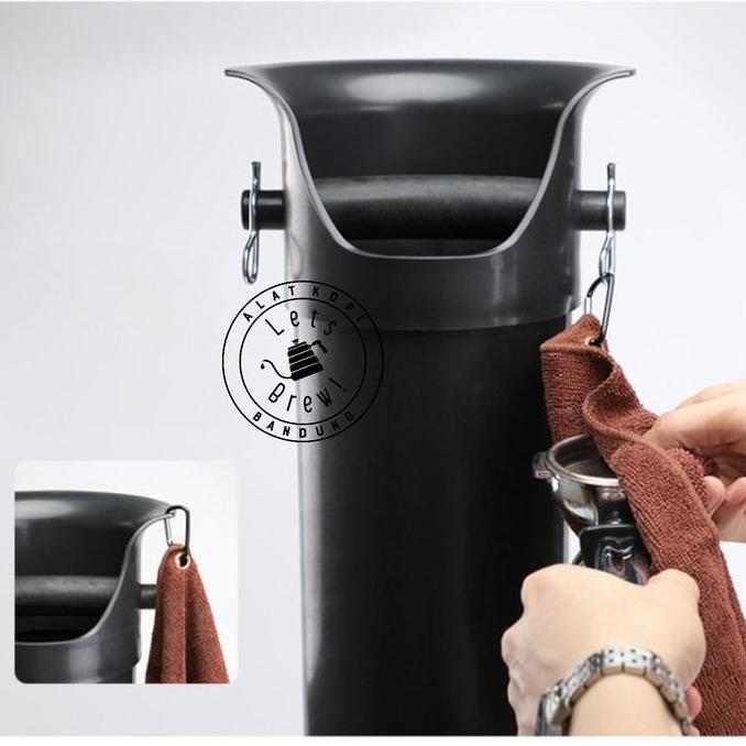 Knock Box Stand / Wadah Ampas Kopi Tinggi / Knock Box Tall Standing