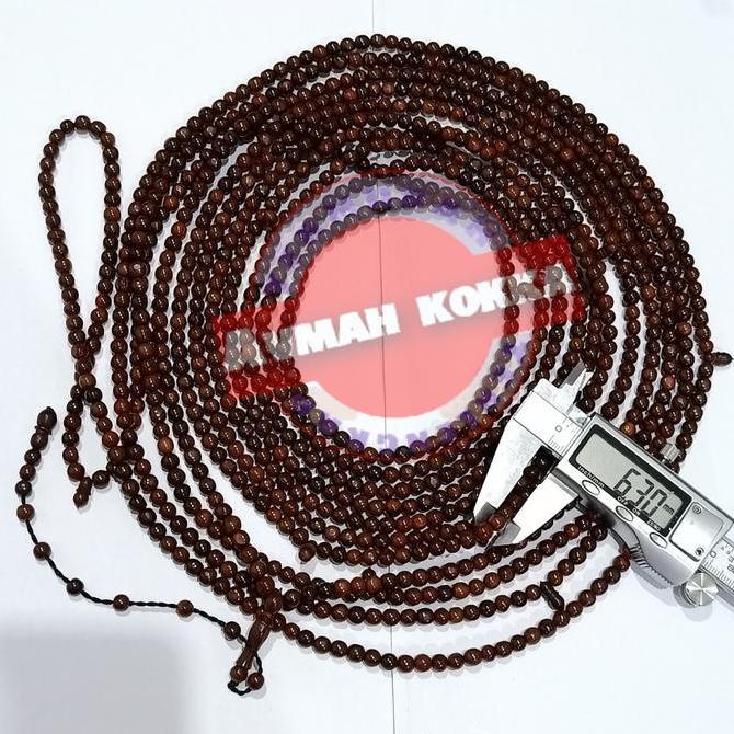 Spesial Tasbih Kokka Asli 1000 Bulat Polos 6Mm Ckt Kaukah Kaokah Fukakah Kokah