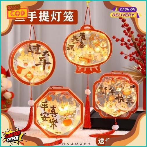 DIY Lampion Gantung Karakter Imlek Lampu LED Prakarya Anak
