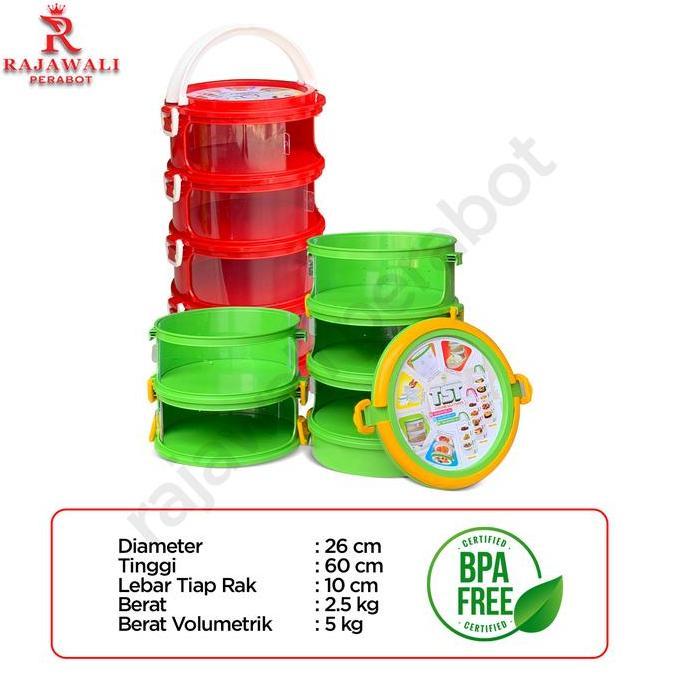 Tudung Saji Susun 5 Rak Penutup Makanan susun 5