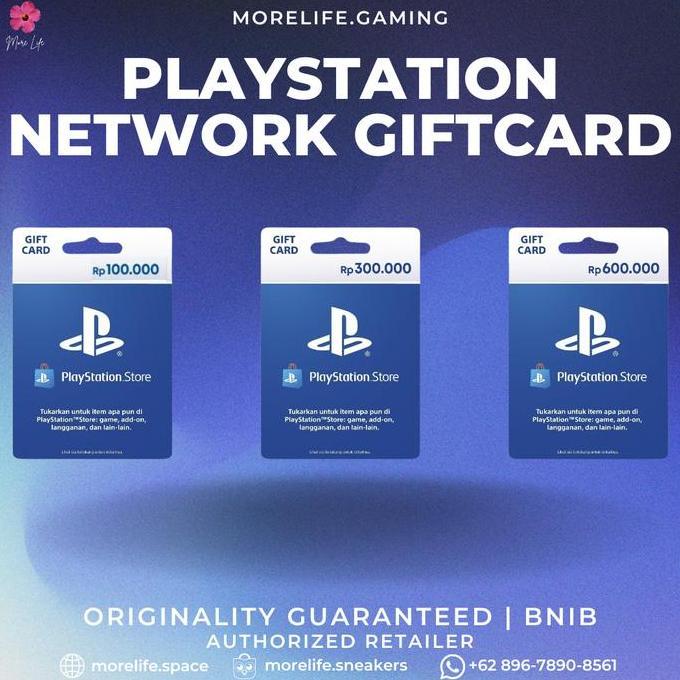 JIMBARANSHOP231 - PSN CARD PLAYSTATION NETWORK INDONESIA WALLET GIFT CARD
