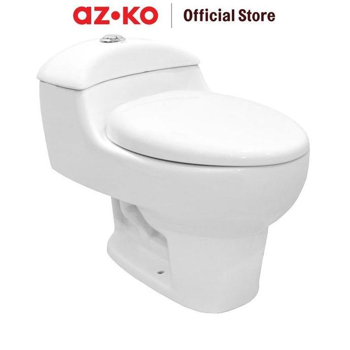Diskon Azko Fosa Kloset Duduk Monoblock Siphonic Ac815 Sitting Toilet Wc Duduk Perlengkapan Kamar Ma
