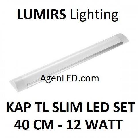 Lumirs Lampu Tl Led Slim 12W 40Cm Kap T8 30 T5 12 W Watt Neon 40 Cm S1