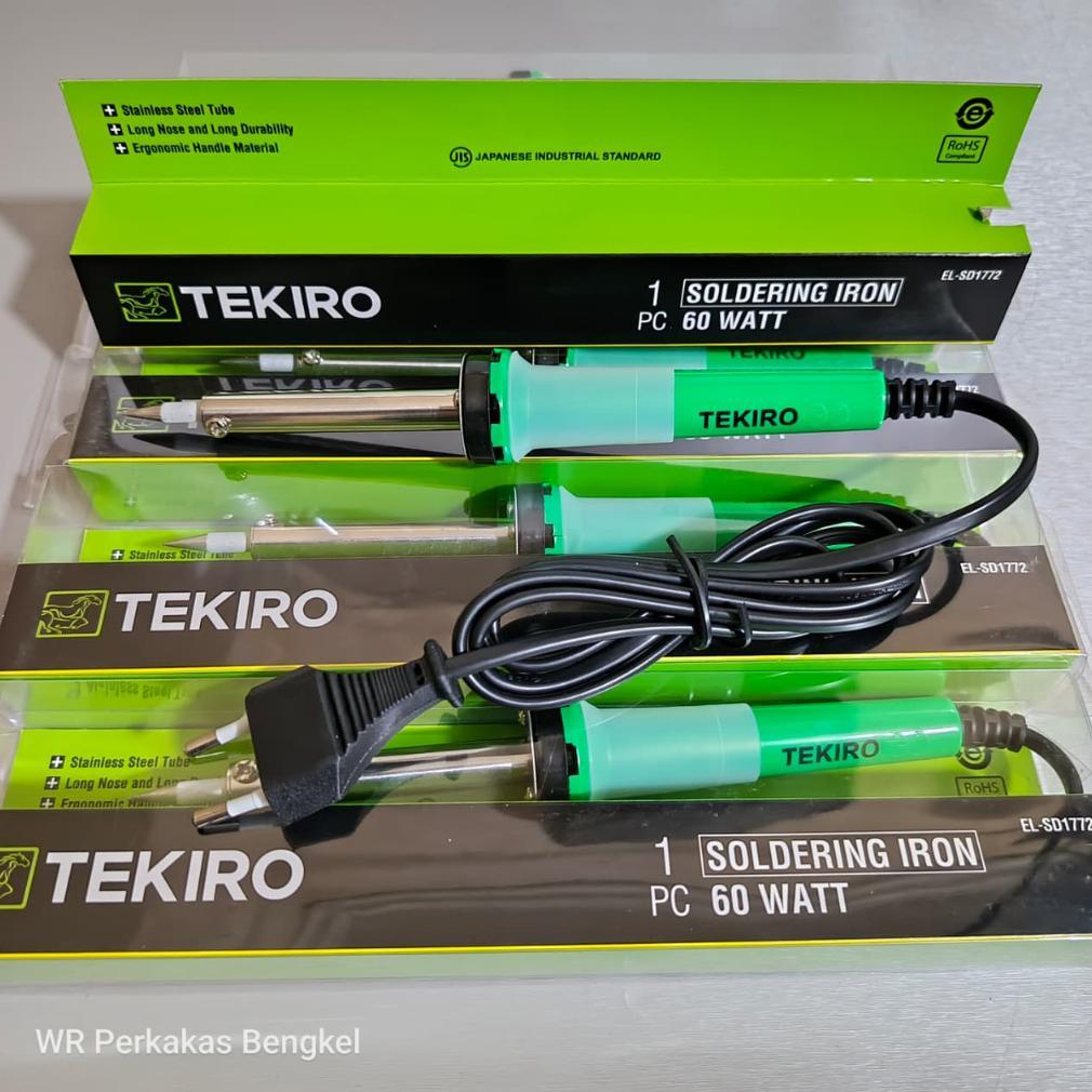 Solder Listrik Tekiro 40Watt 60 Watt - Alat Soldering Iron 60 Watt - Perkakas Solder Listrik Timah T