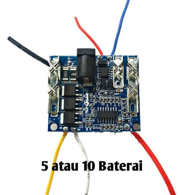 Modul Bms 4s 5s pengontrol baterai bor impact gerinda cordless